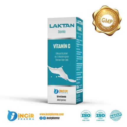 LAKTAN Bitkisel Ekstreler ve C Vitamini Damlası, incir farma, incir pharma,